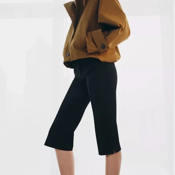 Zara Cropped Water Repellent Trench - Picture 3 of 4